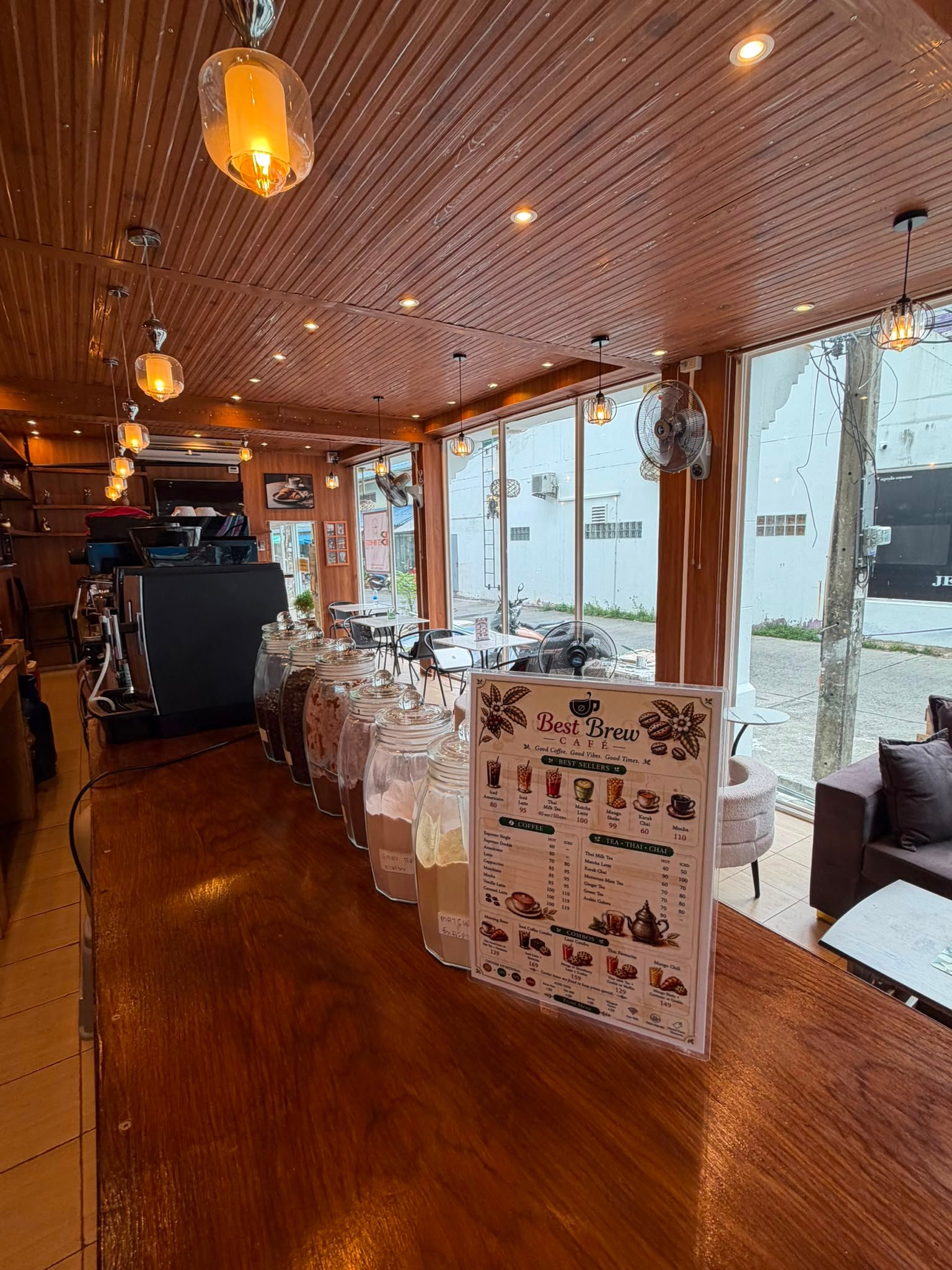 Best Brew Cafe counter