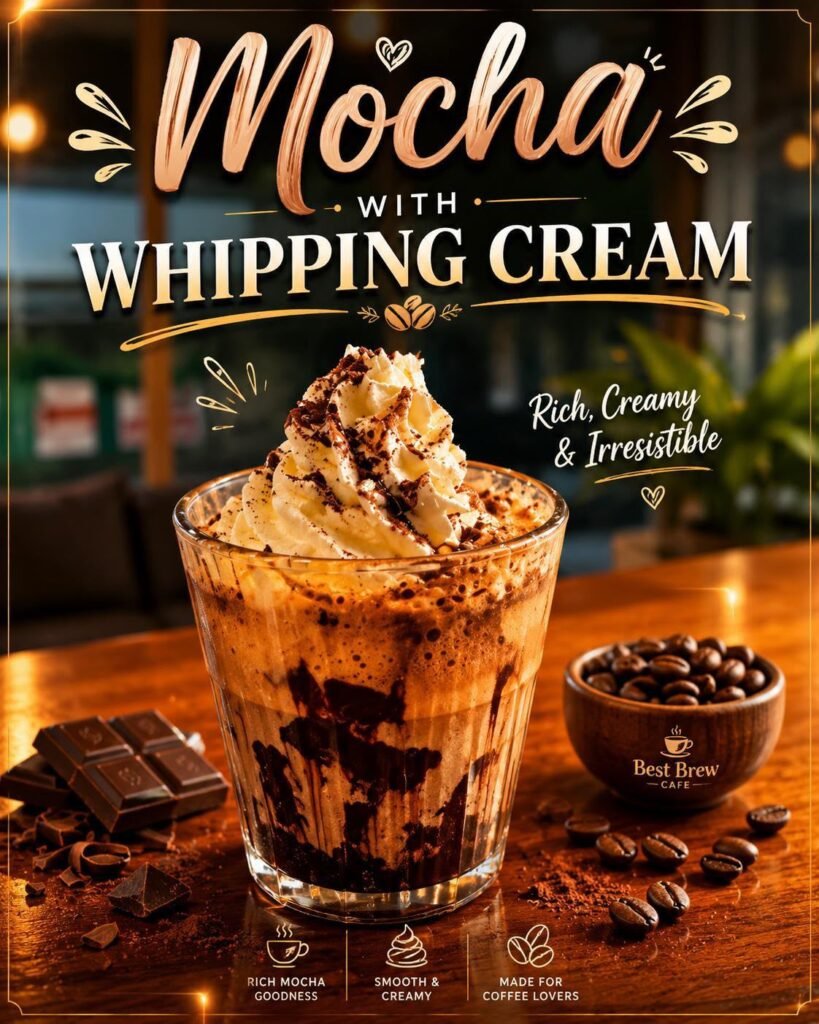 Mocha with Whipping Cream